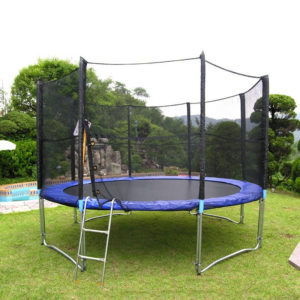 12ft Trampoline With Ladder & with Safety Enclosure Net