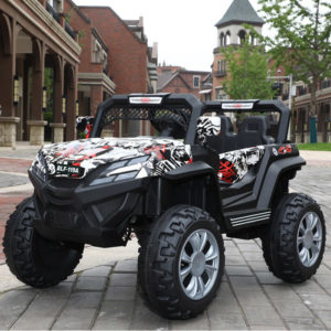 4*4 12V Battery Remote Controlled Graffiti Jeep