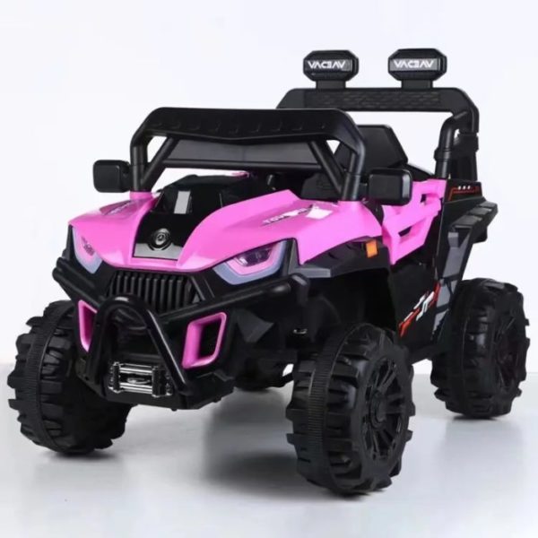 2 Motors Kids Ride On Car with 12V Battery & remote Pink