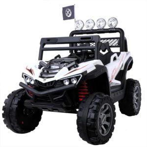 4×4 Kids Ride On Car with 12V Battery and remote White