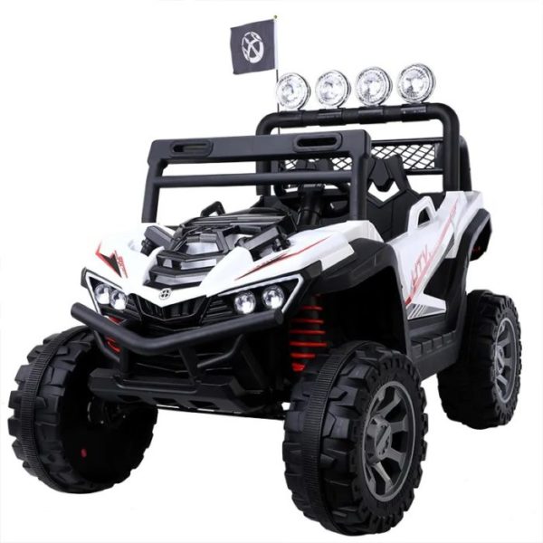 4×4 Kids Ride On Car with 12V Battery and remote White