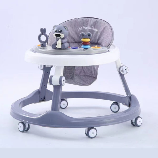 Adjustable lightweight Baby walker Grey