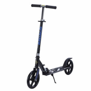 Adult scooter 2 PU wheels foldable disassembly easy to carry Black