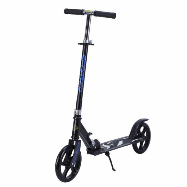 Adult scooter 2 PU wheels foldable disassembly easy to carry Black