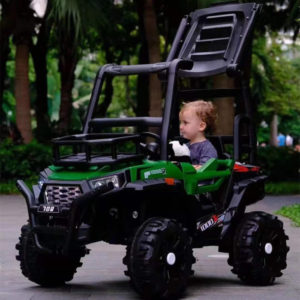 Children’s Electric 4×4 Buggy Dual Drive Riding Car Green