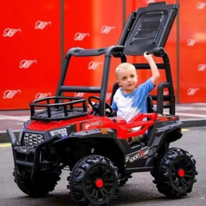 Children’s Electric 4×4 Buggy Dual Drive Riding Car Red