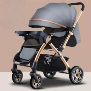 Infant Baby Stroller for Newborn and Toddler Grey