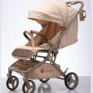 Luxury Travel System Baby Stroller Pram Two-Way Directions Stroller Khaki