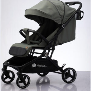 Luxury Travel System Baby Stroller Pram Two-Way Directions Stroller green