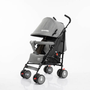Foldable Light Weight stroller travel system Grey